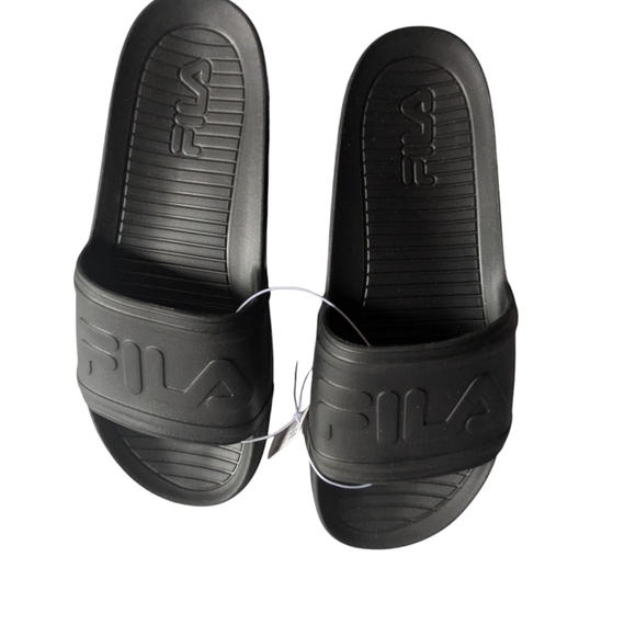 Fila Men's Black Slide Sandals. Size 10/ M. NWT. - Picture 2 of 5